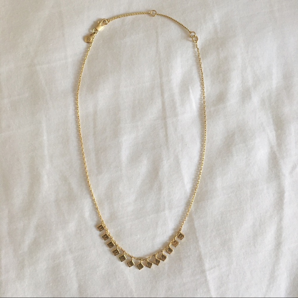 Madewell Hammered Charm Necklace
